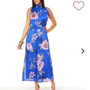 G by Giuliana Mock Neck Knit Jumpsuit -